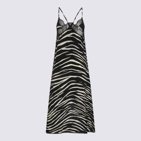 26FW 자딕앤볼테르 미디 원피스 WWDR02700 011 BLACK - ZADIG & VOLTAIRE