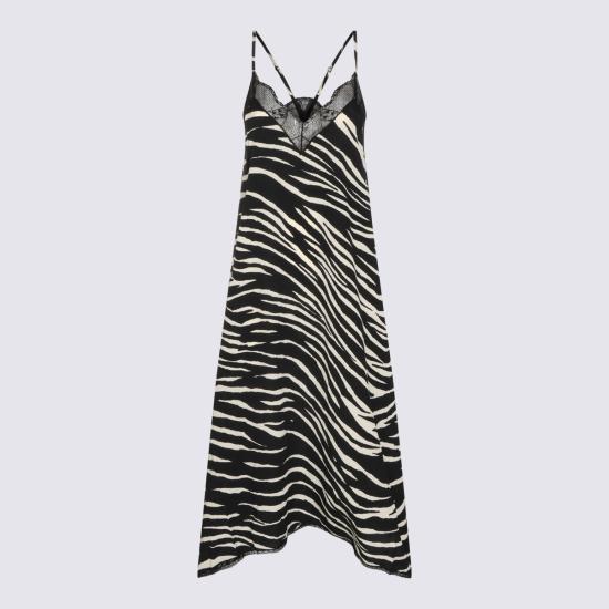 26FW 자딕앤볼테르 미디 원피스 WWDR02700 011 BLACK - ZADIG & VOLTAIRE