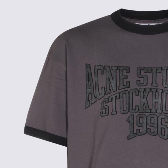 26FW 아크네 스튜디오 에드라 더블 칼리지 탑 AL0559 AVU DARK PURPLE BLACK - ACNE STUDIOS