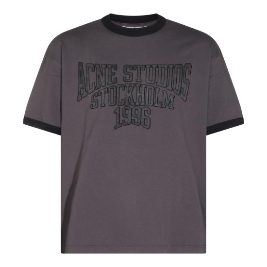 26FW 아크네 스튜디오 에드라 더블 칼리지 탑 AL0559 AVU DARK PURPLE BLACK