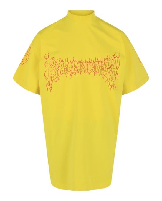  발렌시아가 다크웨이브 티셔츠 오버사이즈 739028 TPVN5 7175 91807 1 Yellow