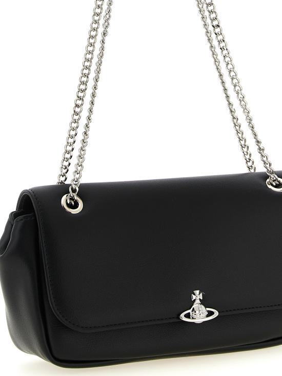 26FW 비비안웨스트우드 ORB 로고 체인 크로스백 ORB 로고 체인 크로스백 5C01000XWS0026N401 Black - VIVIENNE WESTWOOD