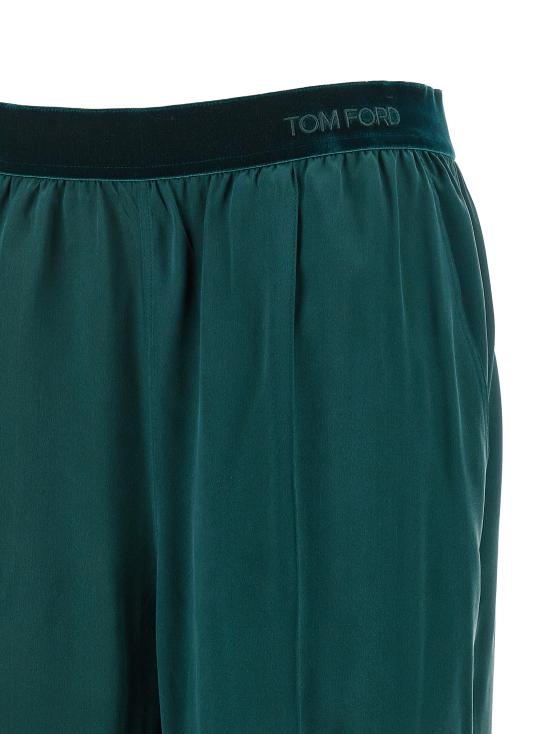 26FW 톰포드 스트레이트 팬츠 PAW683FAX1720GDV Green - TOMFORD