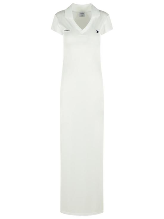 26SS 쿠레쥬 스포츠 폴로 롱 드레스 126JRO807JS0195 0098 White