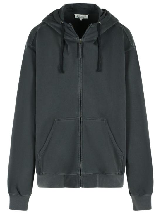 25FW 마르지엘라 뉴메릭 로고 후드 집업 S50HG0047 M25017 855 Grey