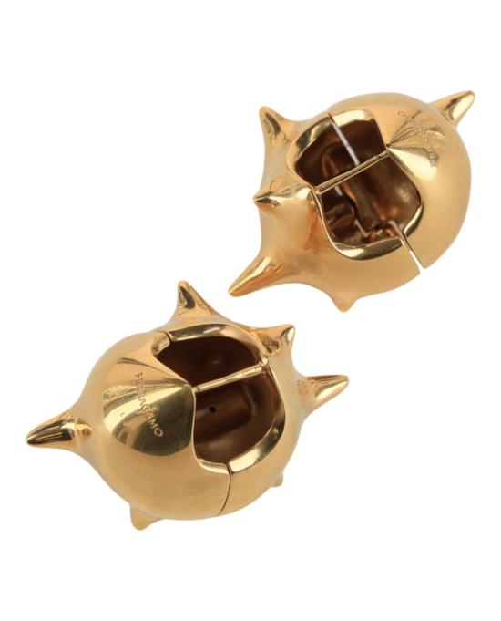  살바토레 페라가모 이어링 760741 773401 90006 NS Gold