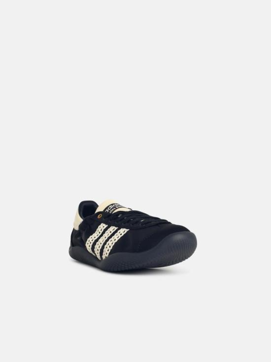 25FW 아디다스 X 웨일즈 보너 카린타 로우 새틴 스니커즈 IH7259 CORE BLACK DARK BROWN CREAM WHITE BIS - ADIDAS X WALES BONNER