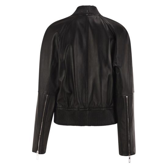 26FW 스포트막스 가죽 자켓 2622446011600 BLACK - SPORTMAX