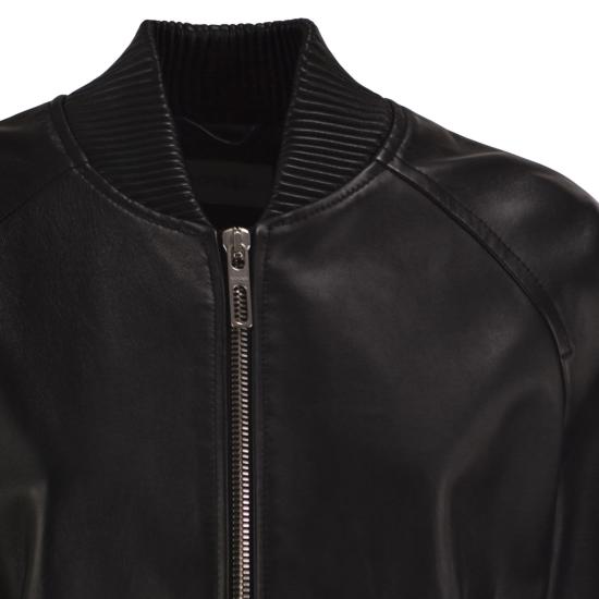 26FW 스포트막스 가죽 자켓 2622446011600 BLACK - SPORTMAX