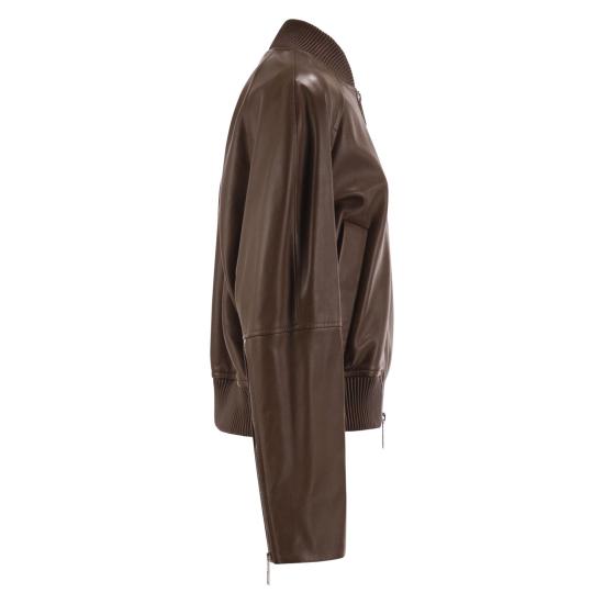 26FW 스포트막스 가죽 자켓 2622446011600 BROWN - SPORTMAX