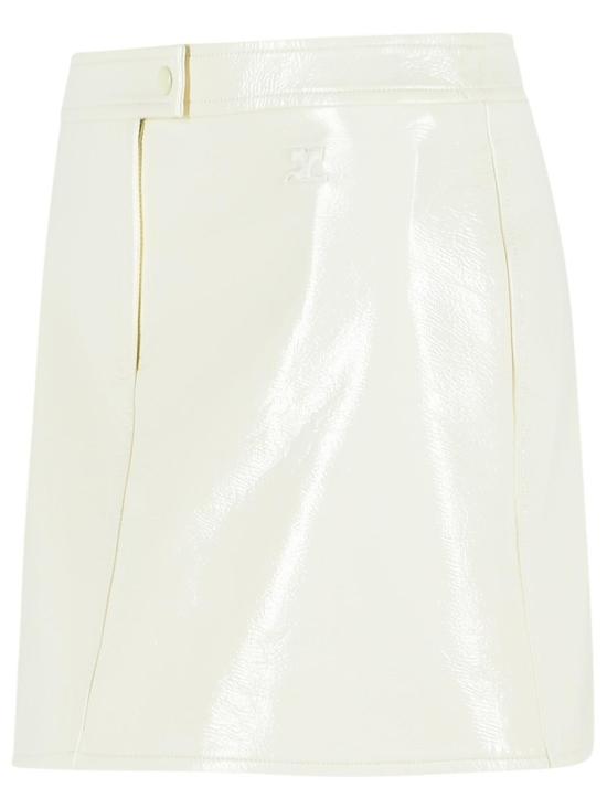 26SS 쿠레쥬 숏 스커트 126CJU352VY0014 0018 White - COURREGES