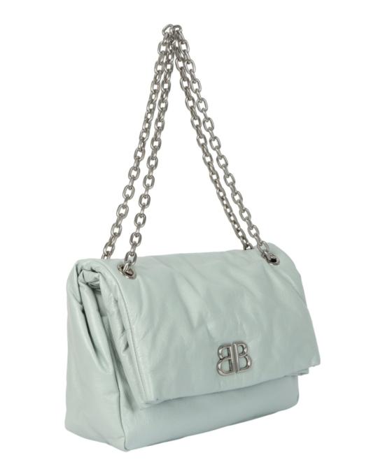  발렌시아가 모나코 체인 숄더백 미디엄 765945 2AASA 3909 40218 NS Green - BALENCIAGA