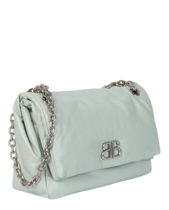  발렌시아가 모나코 체인 숄더백 미디엄 765945 2AASA 3909 40218 NS Green - BALENCIAGA
