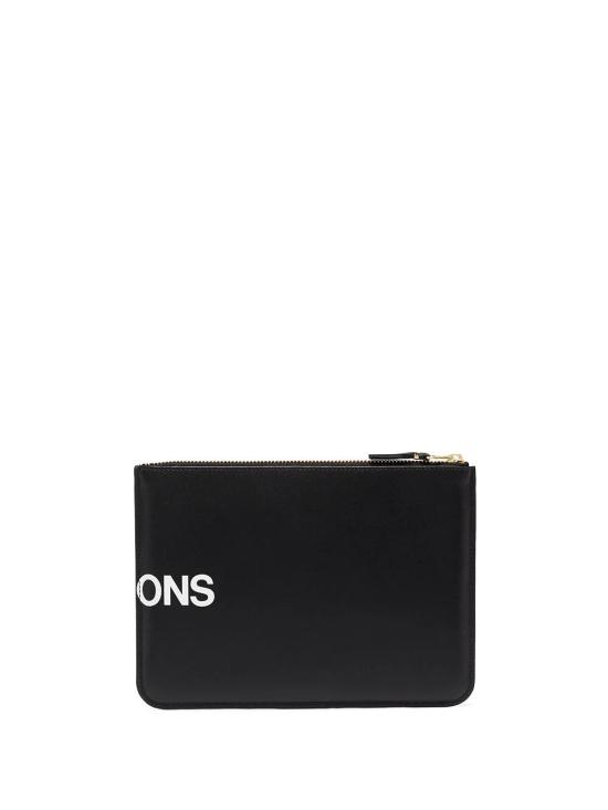 26FW 꼼데가르송 휴즈 로고 지갑 SA5100HL BLACK - COMME DES GARCONS