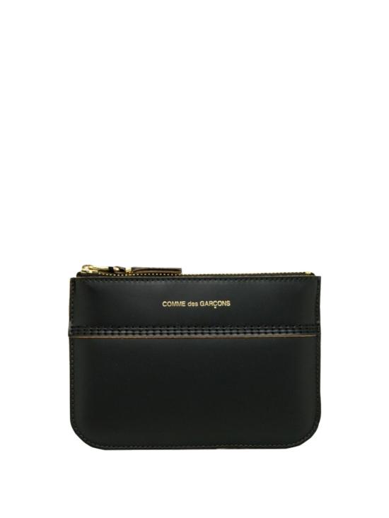 26FW 꼼데가르송 클래식 레더 라인 파우치 SA8100TS BLACK