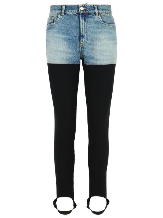 25FW 코페르니 데님 숏팬츠 COPP137F2022 BLKBLU Black