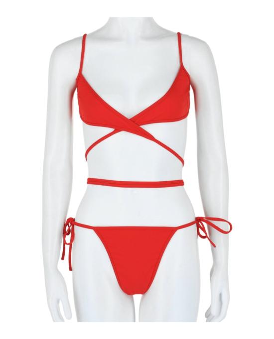  발렌시아가 비키니 수영복 698446 4B9B8 6400 60028 L Red - BALENCIAGA