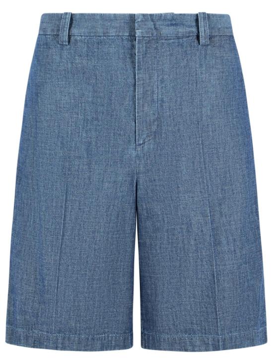 26SS 질샌더 데님 숏팬츠 J22KA0337 J45323 406 Blue