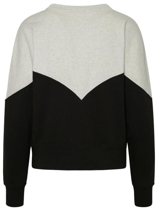  이자벨마랑에뚜왈 휴스턴 투톤 마랑 스웨트셔츠 SW0006FA A1M08E 02FK Black - ISABEL MARANT ETOILE