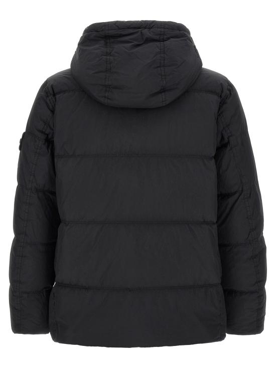 26FW 스톤 아일랜드 패딩 러플 장식 다운 재킷  재킷 블루 - STONE ISLAND