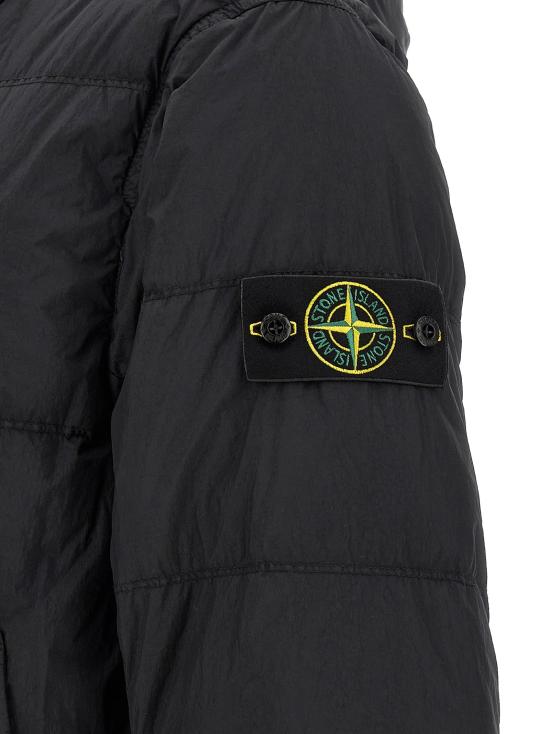26FW 스톤 아일랜드 패딩 러플 장식 다운 재킷  재킷 블루 - STONE ISLAND
