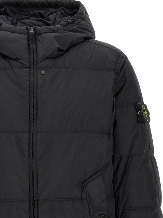 26FW 스톤 아일랜드 패딩 러플 장식 다운 재킷  재킷 블루 - STONE ISLAND