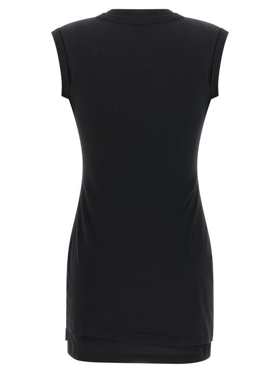 26FW 알렉산더 왕 원피스 트위스트 버스트 레이어드 드레스 블랙 - ALEXANDER WANG