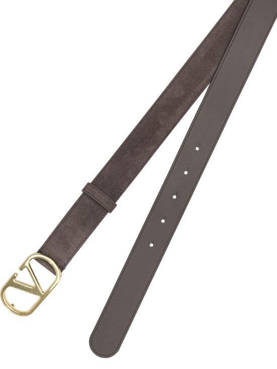 26FW 발렌티노 가라바니 가죽 벨트 브이로고 시그니처  브라운 - VALENTINO GARAVANI