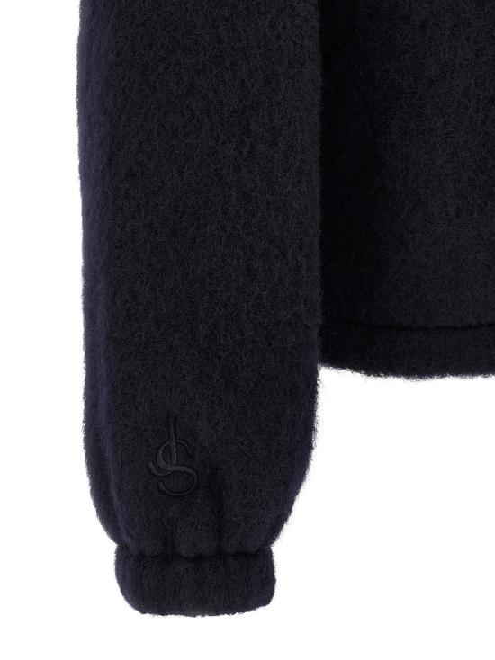 26FW 질샌더 집업 니트 지퍼 달린 스웨트셔츠 (파란색) - JIL SANDER