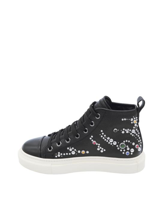 25FW 로베르토 카발리 스니커즈 29726 A nero studs NERO MULTI - ROBERTO CAVALLI
