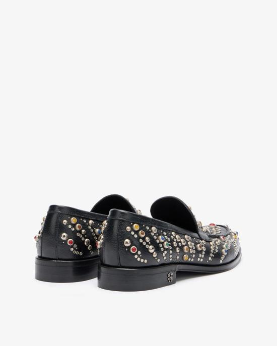 25FW 로베르토 카발리 로퍼 29734 A nero studs NERO MULTI - ROBERTO CAVALLI