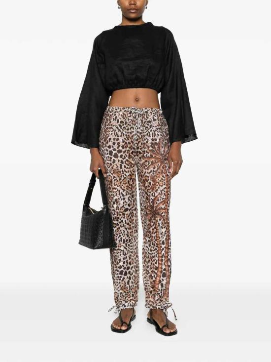 26SS 핀업스타 팔라초 팬츠 PG182PA009 Animal Print - PIN UP STARS