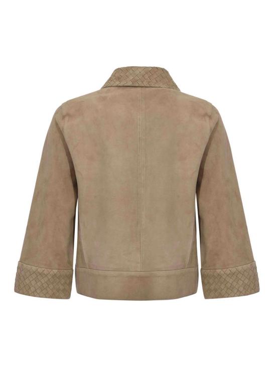 26SS 레더 오소리티 가죽 자켓 KARISWEAVED11 Brown - LEATHER AUTHORITY
