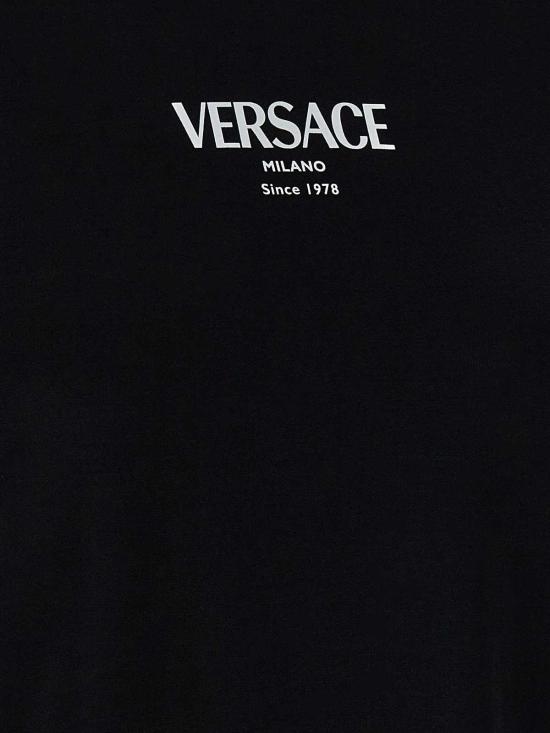 26FW 베르사체 반팔 티셔츠 10226561A166852B020 BLACK - VERSACE