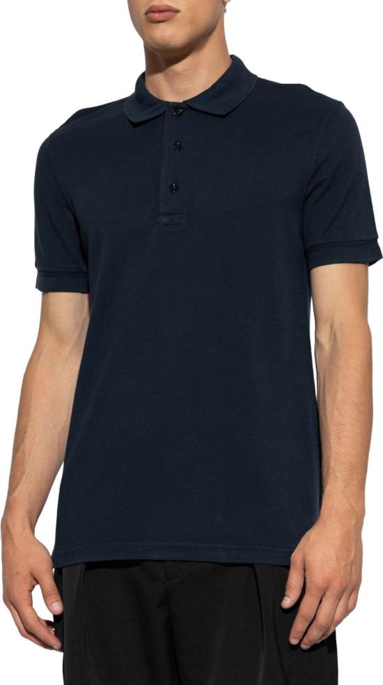26FW 톰포드 폴로 티셔츠 JPS011JMT013UCC NAVY - TOMFORD