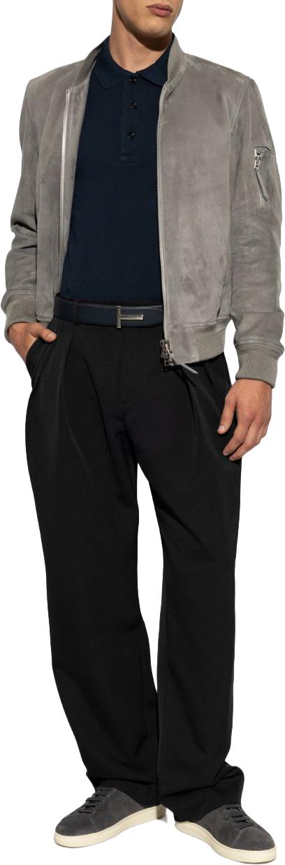 26FW 톰포드 폴로 티셔츠 JPS011JMT013UCC NAVY - TOMFORD