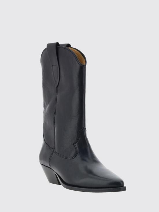 26FW 이자벨마랑 두에르토 레더 카우보이 부츠 BO0003FAA3A03S 01BK Black - ISABEL MARANT