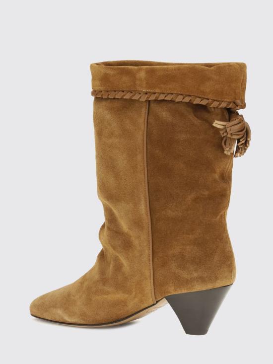 26FW 이자벨마랑 달비 드레이프 스웨이드 카프스킨 레더 부츠 BO0188FBC1A20S 50CO Leather - ISABEL MARANT