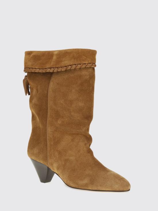 26FW 이자벨마랑 달비 드레이프 스웨이드 카프스킨 레더 부츠 BO0188FBC1A20S 50CO Leather - ISABEL MARANT