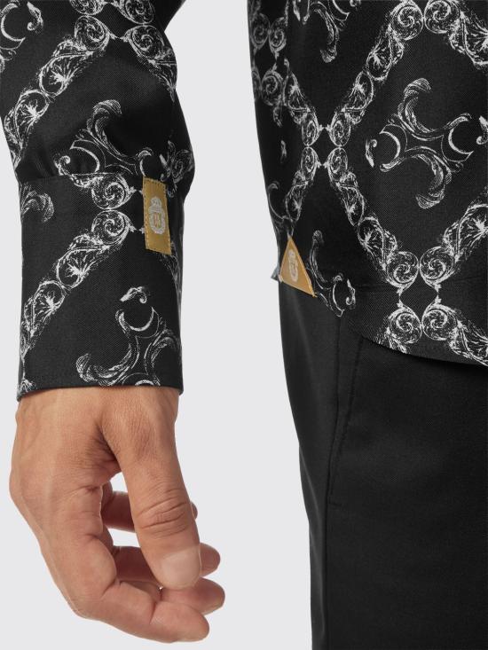 26FW 빌리어네어 긴팔 셔츠 OAECMRP2541BTE065N 02 Black - BILLIONAIRE
