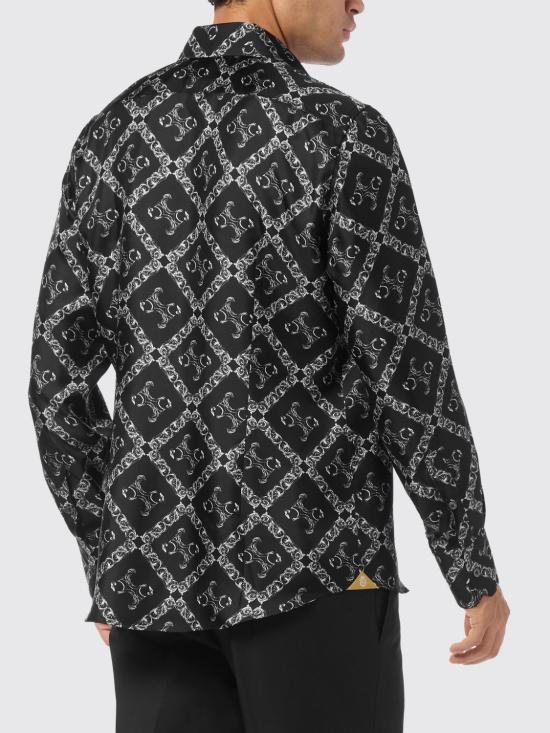 26FW 빌리어네어 긴팔 셔츠 OAECMRP2541BTE065N 02 Black - BILLIONAIRE