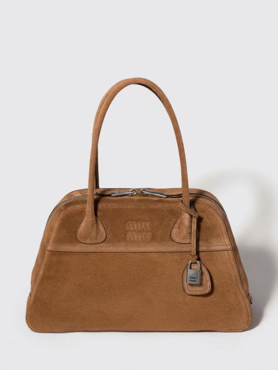 26FW 미우미우 토트백 5BB1962CSS F0324 Brown