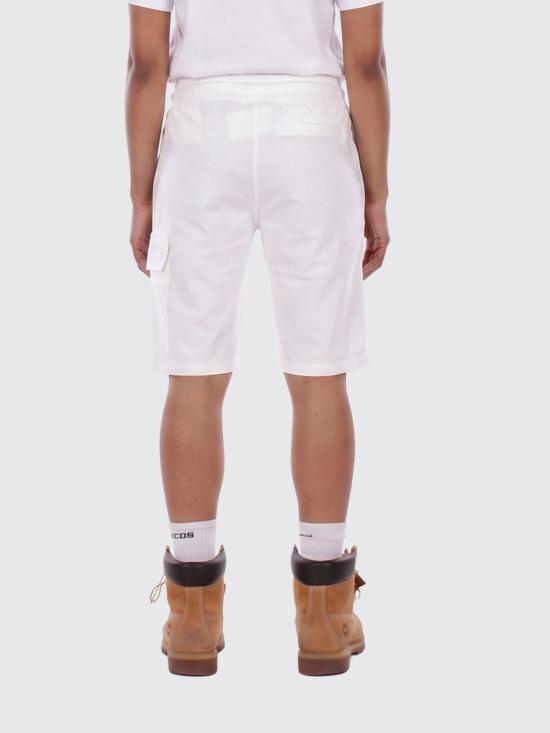 26SS 씨피 컴퍼니 라이트 플리스 카고 렌즈 스웨트쇼츠 RCCMSB704A002246G 103 White - C.P. COMPANY