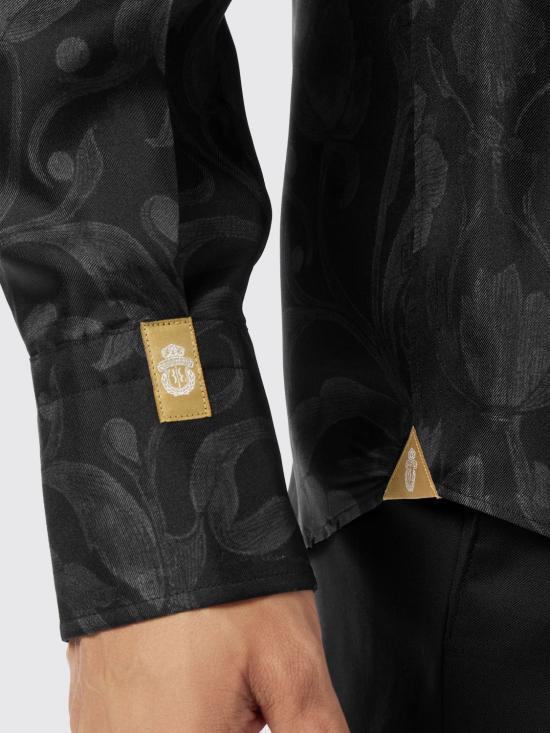 26FW 빌리어네어 긴팔 셔츠 OAECMRP2543BTE065N 02 Black - BILLIONAIRE