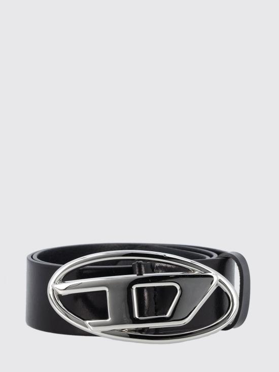 26FW 디젤 B-1DR W 레더 벨트 D 버클 X08727PR666 H6528 Black