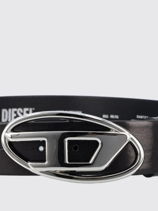 26FW 디젤 B-1DR W 레더 벨트 D 버클 X08727PR666 H6528 Black - DIESEL