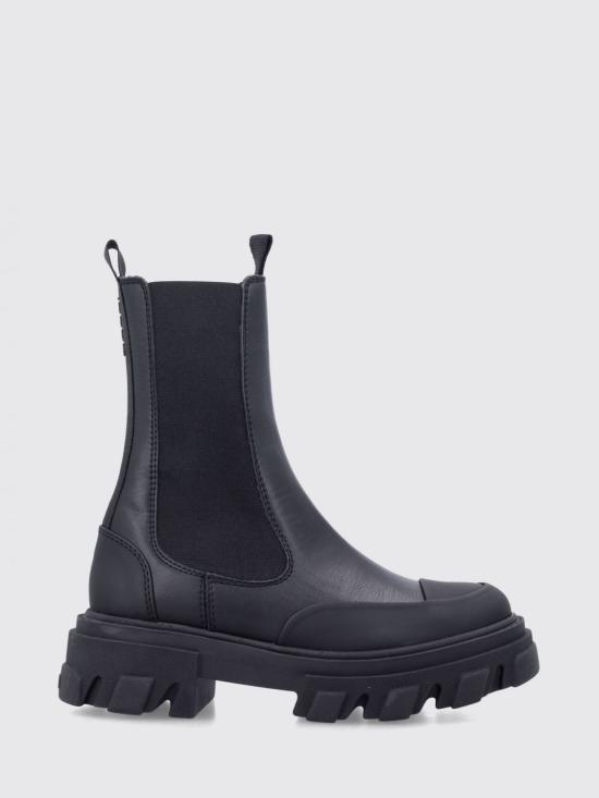 26FW 가니 미드 첼시 부츠 S32384900 099 Black