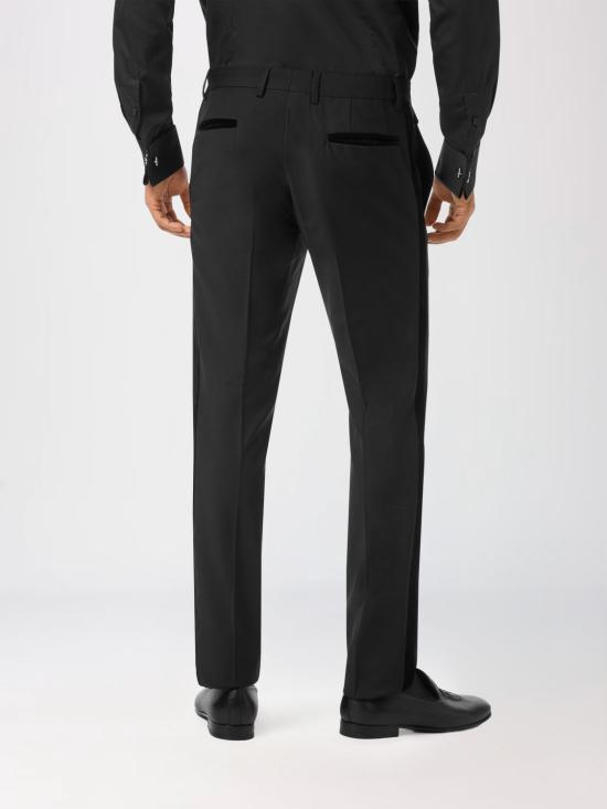 26FW 빌리어네어 스트레이트 팬츠 OAECMRT1611BTE004N 02 Black - BILLIONAIRE