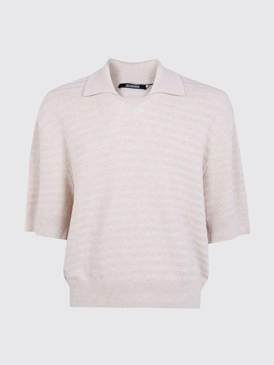 26SS 자크뮈스 폴로 티셔츠 26EPOM00613AK00302 130 Beige - JACQUEMUS