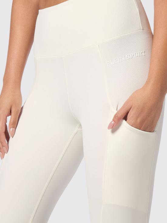 26SS 플레인스포츠 레깅스 AADCWJT2009STE003N 01 White - PLEIN SPORT